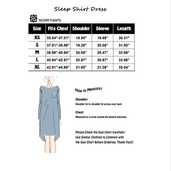 NWOT Nora Twips T-Shirt Off Shoulder Sleep Dress with Curved Hem Size Small - Picture 14 of 14